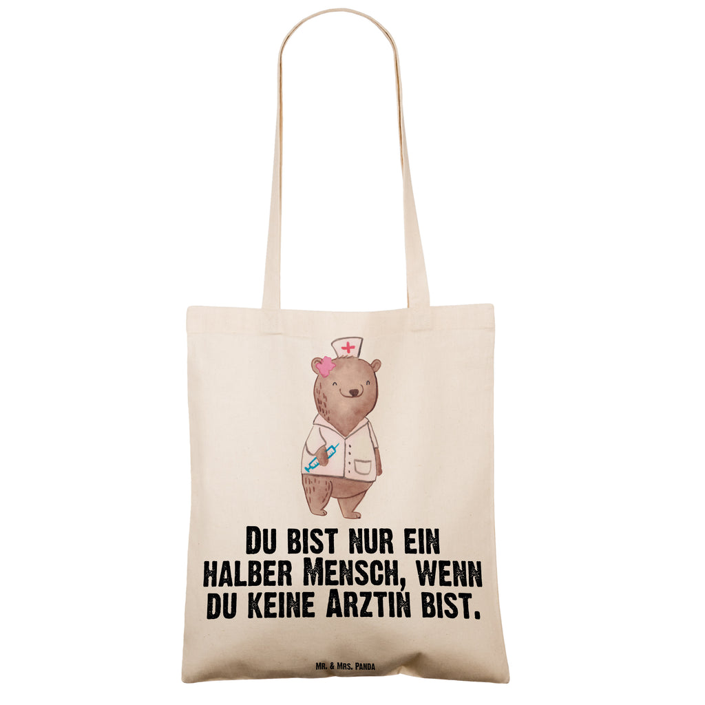 Tragetasche Ärztin mit Herz Beuteltasche, Beutel, Einkaufstasche, Jutebeutel, Stoffbeutel, Tasche, Shopper, Umhängetasche, Strandtasche, Schultertasche, Stofftasche, Tragetasche, Badetasche, Jutetasche, Einkaufstüte, Laptoptasche, Beruf, Ausbildung, Jubiläum, Abschied, Rente, Kollege, Kollegin, Geschenk, Schenken, Arbeitskollege, Mitarbeiter, Firma, Danke, Dankeschön, Ärztin, Hausärztin, Medizinerin, Doktorin, Medizinstudium, Doktortitel, Arztpraxis