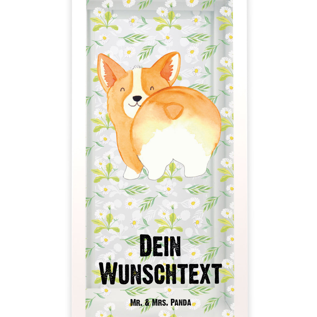 Personalisierte Deko Laterne Corgie Po Gartenlampe, Gartenleuchte, Gartendekoration, Gartenlicht, Laterne kleine Laternen, XXL Laternen, Laterne groß, Hund, Hundemotiv, Haustier, Hunderasse, Tierliebhaber, Hundebesitzer, Sprüche, Corgie, Hundeliebe, Motivation, Selbstliebe, Spruch