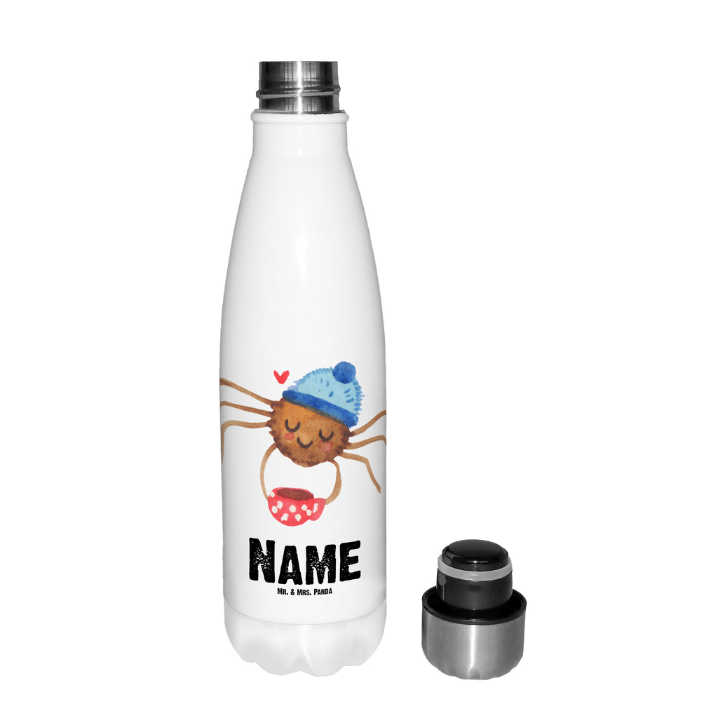 Personalisierte Thermosflasche Spinne Agathe Kaffee Personalisierte Isolierflasche, Personalisierte Thermoflasche, Personalisierte Trinkflasche, Trinkflasche Mit Namen, Wunschname, Bedrucken, Namensflasche, Spinne Agathe, Spinne, Agathe, Videos, Merchandise, Kaffee, Morgen, Morgenmuffel, Lebensweisheiten, Weiser Spruch