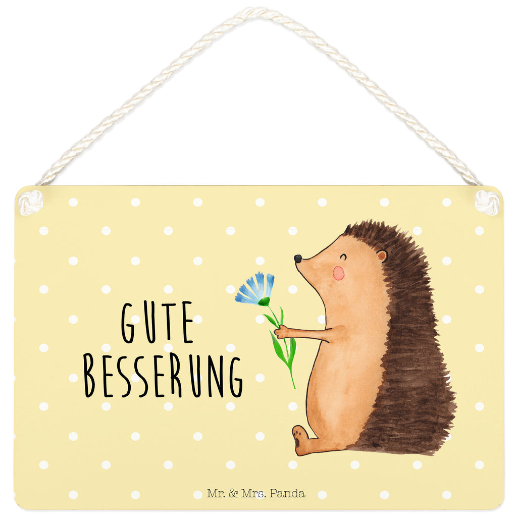 Deko Schild Igel mit Blume Dekoschild, Deko Schild, Schild, Tür Schild, Türschild, Holzschild, Wandschild, Wanddeko, Tiermotive, Gute Laune, lustige Sprüche, Tiere, Igel, Gute Besserung, Genesungswünsche, Krankheit, Krankenhaus, krank, Besuch