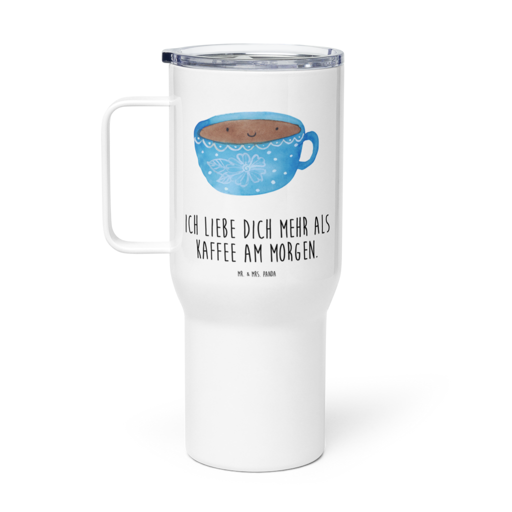 XXL Thermobecher Kaffee Tasse Thermobecher, XL Thermobecher, Reisebecher, XL Reisetasse, Großer Thermobecher, Autobecher, Jumbo Becher, Tiermotive, Gute Laune, lustige Sprüche, Tiere, Kaffee, Tasse, Liebe, Geschmack, Genuss, Glücklich