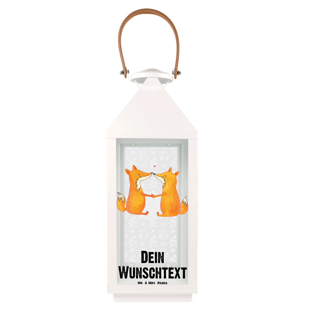 Personalisierte Deko Laterne Füchse Liebe Gartenlampe, Gartenleuchte, Gartendekoration, Gartenlicht, Laterne kleine Laternen, XXL Laternen, Laterne groß, Fuchs, Füchse, Fox, Liebe, Liebespaar, Paar, Partner, Freundin, Freund, Ehe, Verlobte, Ehemann, Ehefrau, Liebesbeweis