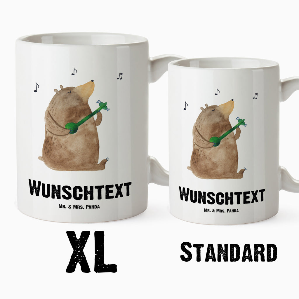 Personalisierte XL Tasse Bär Gitarre Personalisierte XL Tasse, Personalisierte Große Tasse, Personalisierte Grosse Kaffeetasse, PErsonalisierter XL Becher, XL Teetasse mit Namen, XL Becher mit Namen, spülmaschinenfest, Jumbo Tasse, Groß, Personalisiert, XL Tasse mit Namen, XL Namenstasse, Jumbo Namenstasse, Bär, Teddy, Teddybär