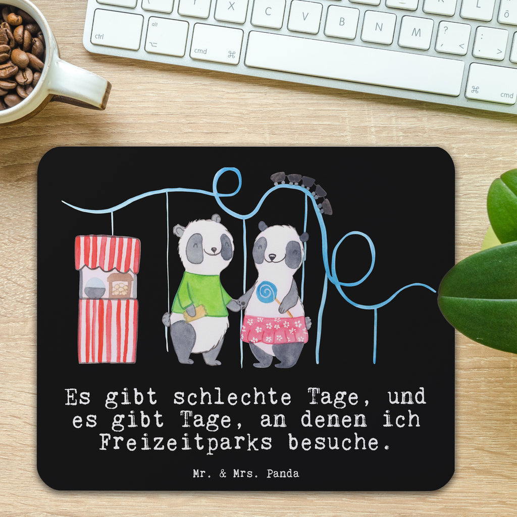 Mauspad Pandas Freizeitpark besuchen Tage Mousepad, Computer zubehör, Büroausstattung, PC Zubehör, Arbeitszimmer, Mauspad, Einzigartiges Mauspad, Designer Mauspad, Mausunterlage, Mauspad Büro, Geschenk, Sport, Sportart, Hobby, Schenken, Danke, Dankeschön, Auszeichnung, Gewinn, Sportler, Freizeitpark besuchen, Achterbahn fahren