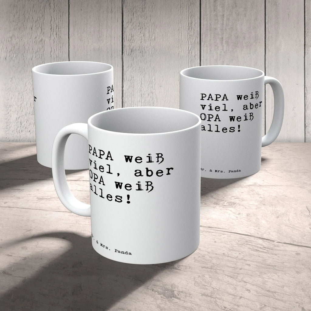 Tasse Sprüche und Zitate PAPA weiß viel, aber OPA weiß alles! Tasse, Kaffeetasse, Teetasse, Becher, Kaffeebecher, Teebecher, Keramiktasse, Porzellantasse, Büro Tasse, Geschenk Tasse, Tasse Sprüche, Tasse Motive, Kaffeetassen, Tasse bedrucken, Designer Tasse, Cappuccino Tassen, Schöne Teetassen, Spruch, Sprüche, lustige Sprüche, Weisheiten, Zitate, Spruch Geschenke, Spruch Sprüche Weisheiten Zitate Lustig Weisheit Worte