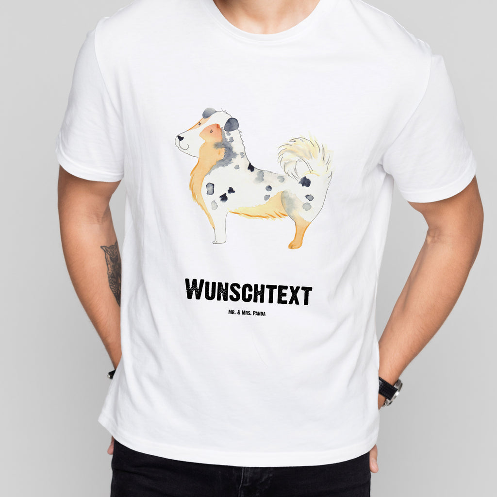 Personalisiertes T-Shirt Australien Shepherd T-Shirt Personalisiert, T-Shirt mit Namen, T-Shirt mit Aufruck, Männer, Frauen, Wunschtext, Bedrucken, Hund, Hundemotiv, Haustier, Hunderasse, Tierliebhaber, Hundebesitzer, Sprüche, Australien Shepherd, Shepherd, Hundeliebe, Familienhund, Spruch