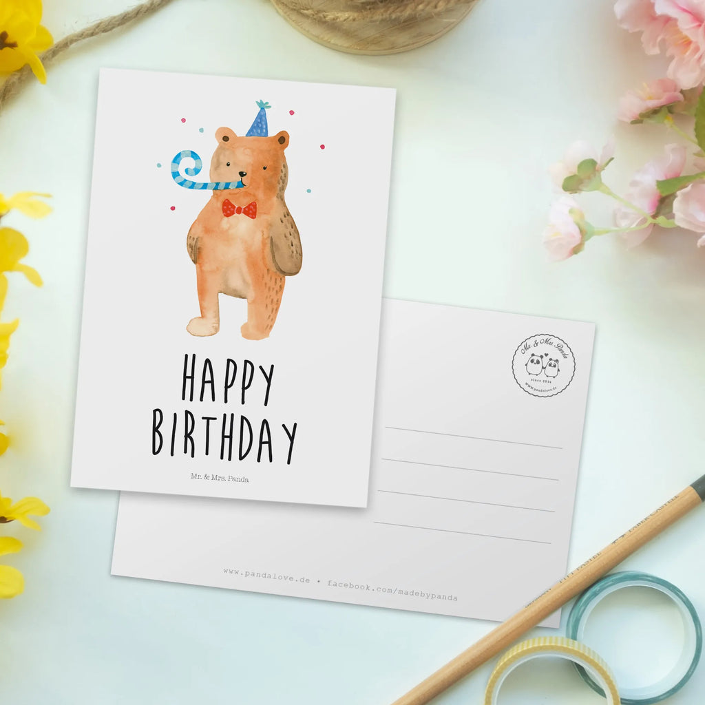 Postkarte Bär Geburtstag Postkarte, Karte, Geschenkkarte, Grußkarte, Einladung, Ansichtskarte, Geburtstagskarte, Einladungskarte, Dankeskarte, Ansichtskarten, Einladung Geburtstag, Einladungskarten Geburtstag, Bär, Teddy, Teddybär, Happy Birthday, Alles Gute, Glückwunsch, Geburtstag