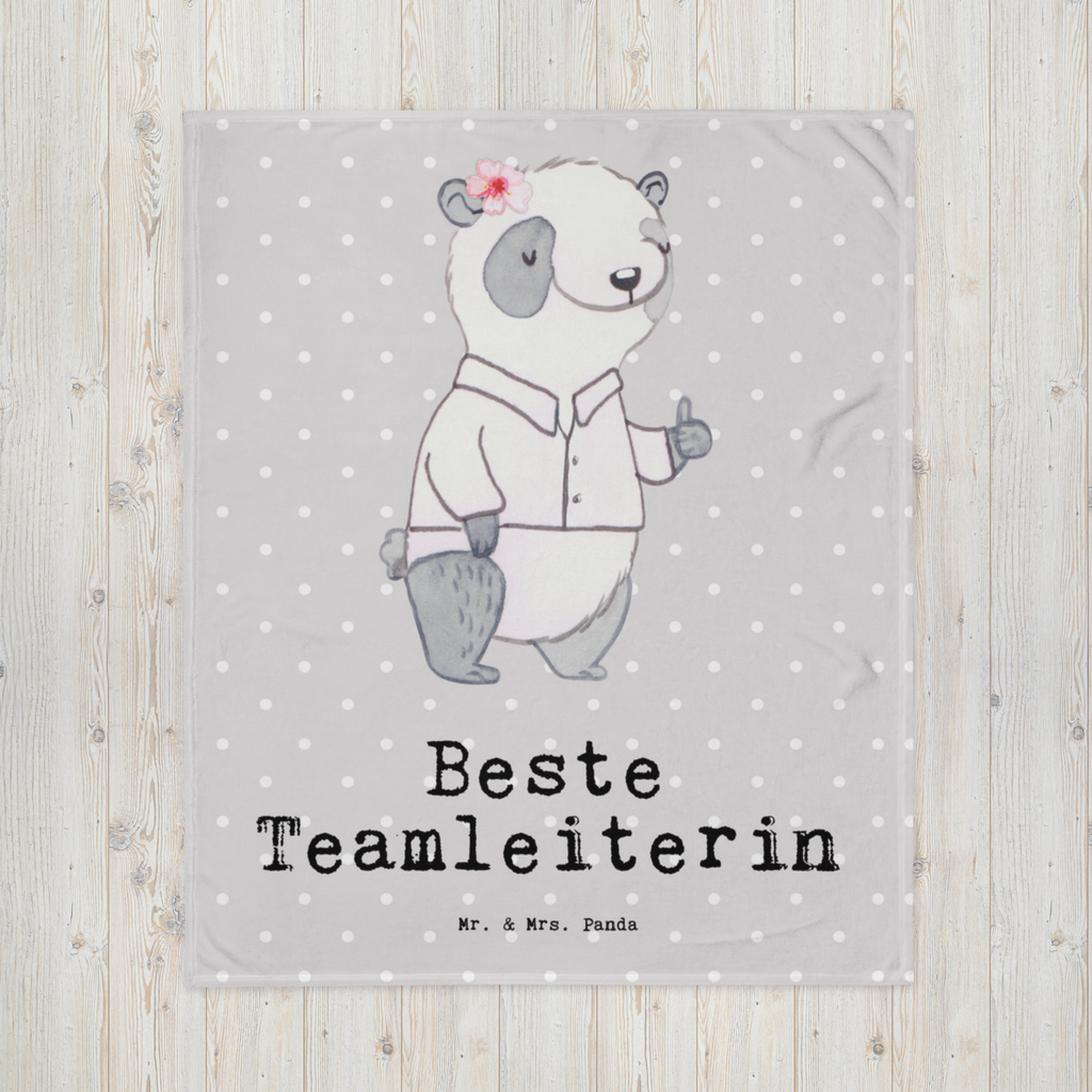 Kuscheldecke Panda Beste Teamleiterin Decke, Wohndecke, Tagesdecke, Wolldecke, Sofadecke, für, Dankeschön, Geschenk, Schenken, Geburtstag, Geburtstagsgeschenk, Geschenkidee, Danke, Bedanken, Mitbringsel, Freude machen, Geschenktipp, Teamleiterin, Seminarleiterin, Gruppenleiterin, Leiterin, Kollegin, Chefin, Vorgesetzte, Abschied, Abschiedsgeschenk, Ruhestand