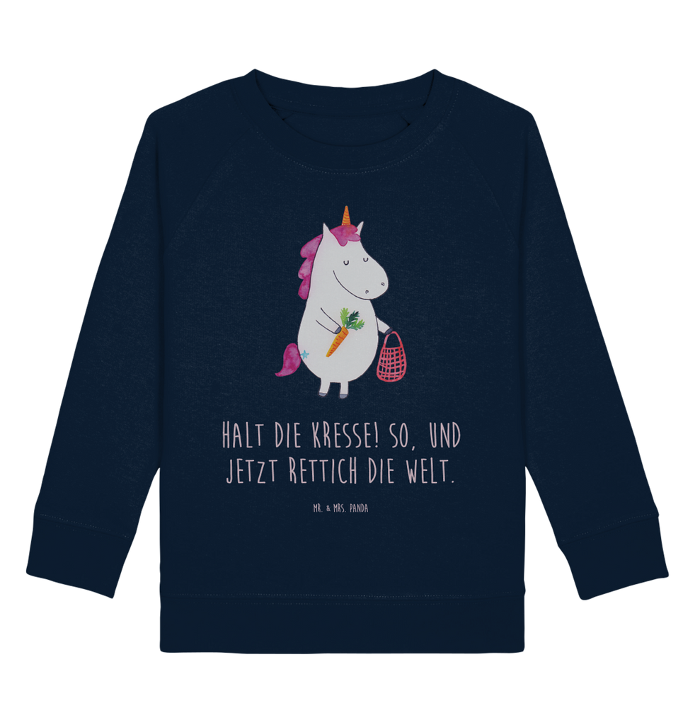 Organic Kinder Pullover Einhorn Gemüse Kinder Pullover, Kinder Sweatshirt, Jungen, Mädchen, Einhorn, Einhörner, Einhorn Deko, Pegasus, Unicorn, Biomarkt, Bio, Gemüse, Wochenmarkt