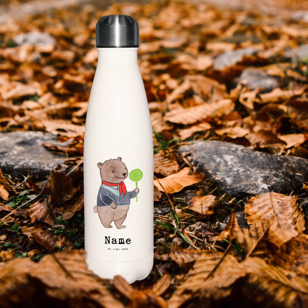 Personalisierte Thermosflasche Zugbegleiterin mit Herz Personalisierte Isolierflasche, Personalisierte Thermoflasche, Personalisierte Trinkflasche, Trinkflasche Mit Namen, Wunschname, Bedrucken, Namensflasche, Beruf, Ausbildung, Jubiläum, Abschied, Rente, Kollege, Kollegin, Geschenk, Schenken, Arbeitskollege, Mitarbeiter, Firma, Danke, Dankeschön