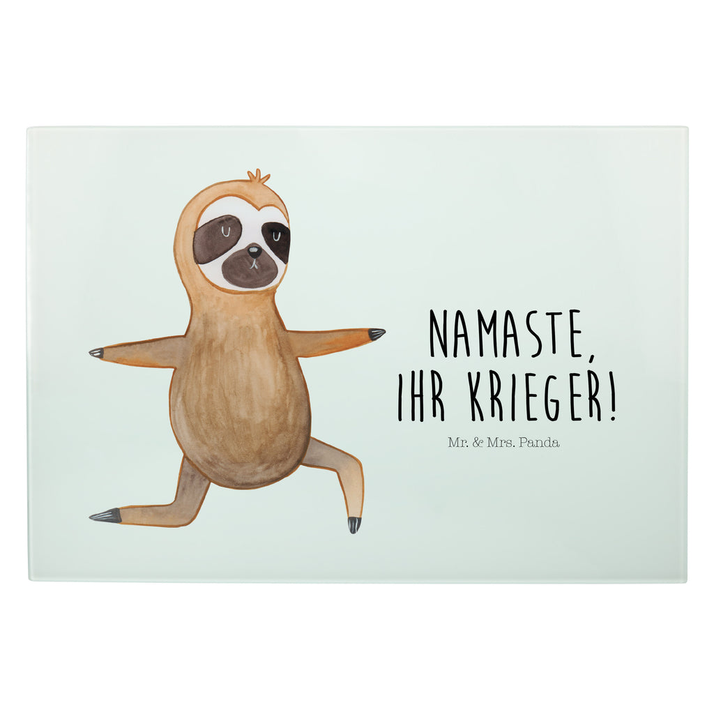 Glasschneidebrett Faultier Yoga Glasschneidebrett, Schneidebrett, Faultier, Faultier Geschenk, Faultier Deko, Faultiere, faul, Lieblingstier, Yoga, Namaste, Krieger, Yogaübungen, Meditation, Atmung, Gelassenheit, Entspannung