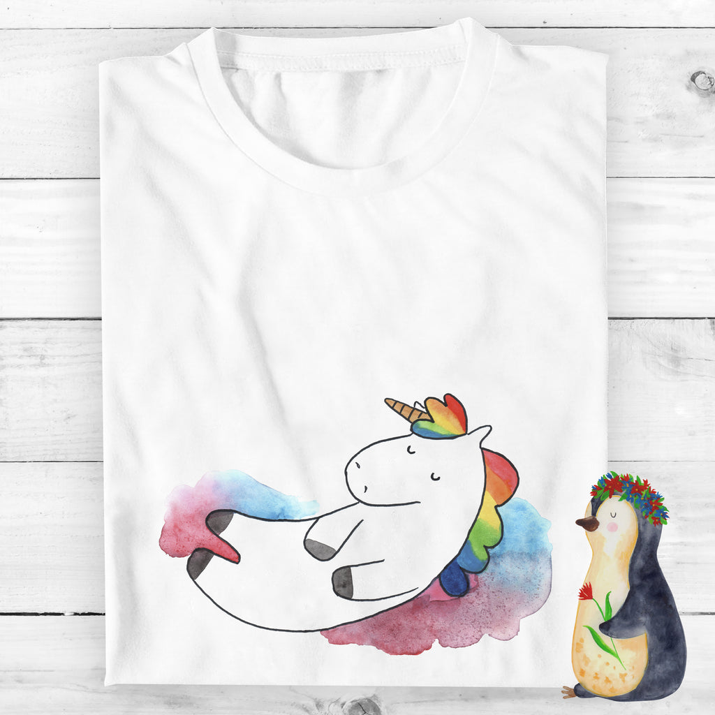 T-Shirt Standard Einhorn Wolke 7 T-Shirt, Shirt, Tshirt, Lustiges T-Shirt, T-Shirt mit Spruch, Party, Junggesellenabschied, Jubiläum, Geburstag, Herrn, Damen, Männer, Frauen, Schlafshirt, Nachthemd, Sprüche, Einhorn, Einhörner, Einhorn Deko, Pegasus, Unicorn, verliebt, Menschen, witzig, lustig, Geschenk, Glaube, Realität, Lächeln