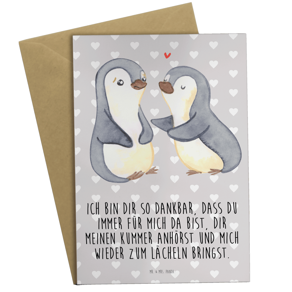 Grußkarte Pinguine trösten Grußkarte, Klappkarte, Einladungskarte, Glückwunschkarte, Hochzeitskarte, Geburtstagskarte, Karte, Ansichtskarten, Liebe, Partner, Freund, Freundin, Ehemann, Ehefrau, Heiraten, Verlobung, Heiratsantrag, Liebesgeschenk, Jahrestag, Hocheitstag, Valentinstag, Geschenk für Frauen, Hochzeitstag, Mitbringsel, Geschenk für Freundin, Geschenk für Partner, Liebesbeweis, für Männer, für Ehemann