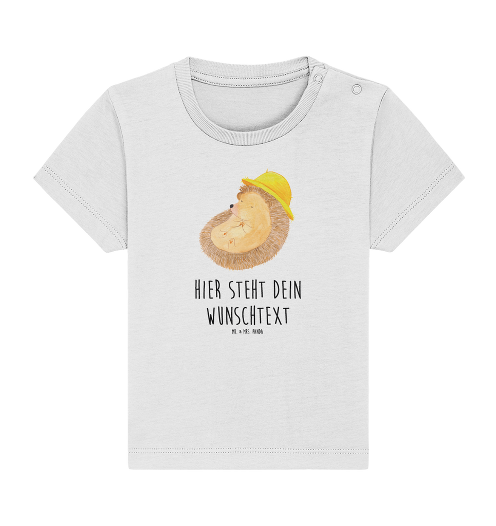 Personalisiertes Baby Shirt Igel Beten Personalisiertes Baby T-Shirt, Personalisiertes Jungen Baby T-Shirt, Personalisiertes Mädchen Baby T-Shirt, Personalisiertes Shirt, Tiermotive, Gute Laune, lustige Sprüche, Tiere, Igel, Igel mit Hut, Sonnenhut, Gott, Amen, beten, Leben, Dankbarkeit, Dankbar sein, dankbar, genießen