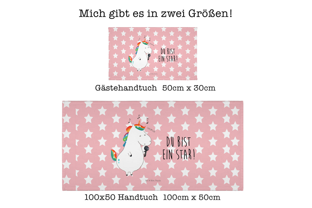 Handtuch Einhorn Sänger Handtuch, Badehandtuch, Badezimmer, Handtücher, groß, Kinder, Baby, Einhorn, Einhörner, Einhorn Deko, Pegasus, Unicorn, Glitzer, Konfetti, Party, Geburtstag, Feier, Fest, Disco, Sängerin, Sänger, Freundin