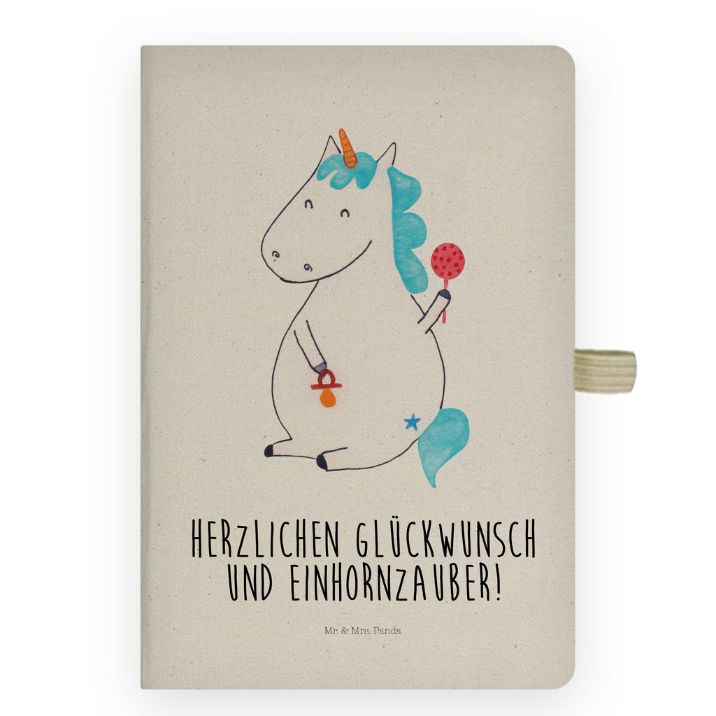 Baumwoll Notizbuch Einhorn Baby Notizen, Eintragebuch, Tagebuch, Notizblock, Adressbuch, Journal, Kladde, Skizzenbuch, Notizheft, Schreibbuch, Schreibheft, Einhorn, Einhörner, Einhorn Deko, Pegasus, Unicorn, Mutter, Geburt, Geburtstag, erstes Kind, Baby, Babyglück, Nachwuchs, Eltern, Party, Kind, Schnuller