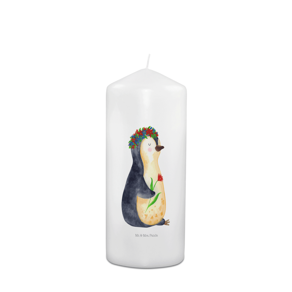 Kerze Pinguin Blumenkranz Kerze, Taufkerze, Kommunionskerze, Geburtstagskerze, Geschenk Kerze, Taufgeschenk Kerze, Kerze mit Druck, Besondere Kerze, Geschenkidee Kerze, Kerze für Kommunion, Geburtstag Kerze, Kommunion Kerze, Pinguin, Pinguine, Blumenkranz, Universum, Leben, Wünsche, Ziele, Lebensziele, Motivation, Lebenslust, Liebeskummer, Geschenkidee