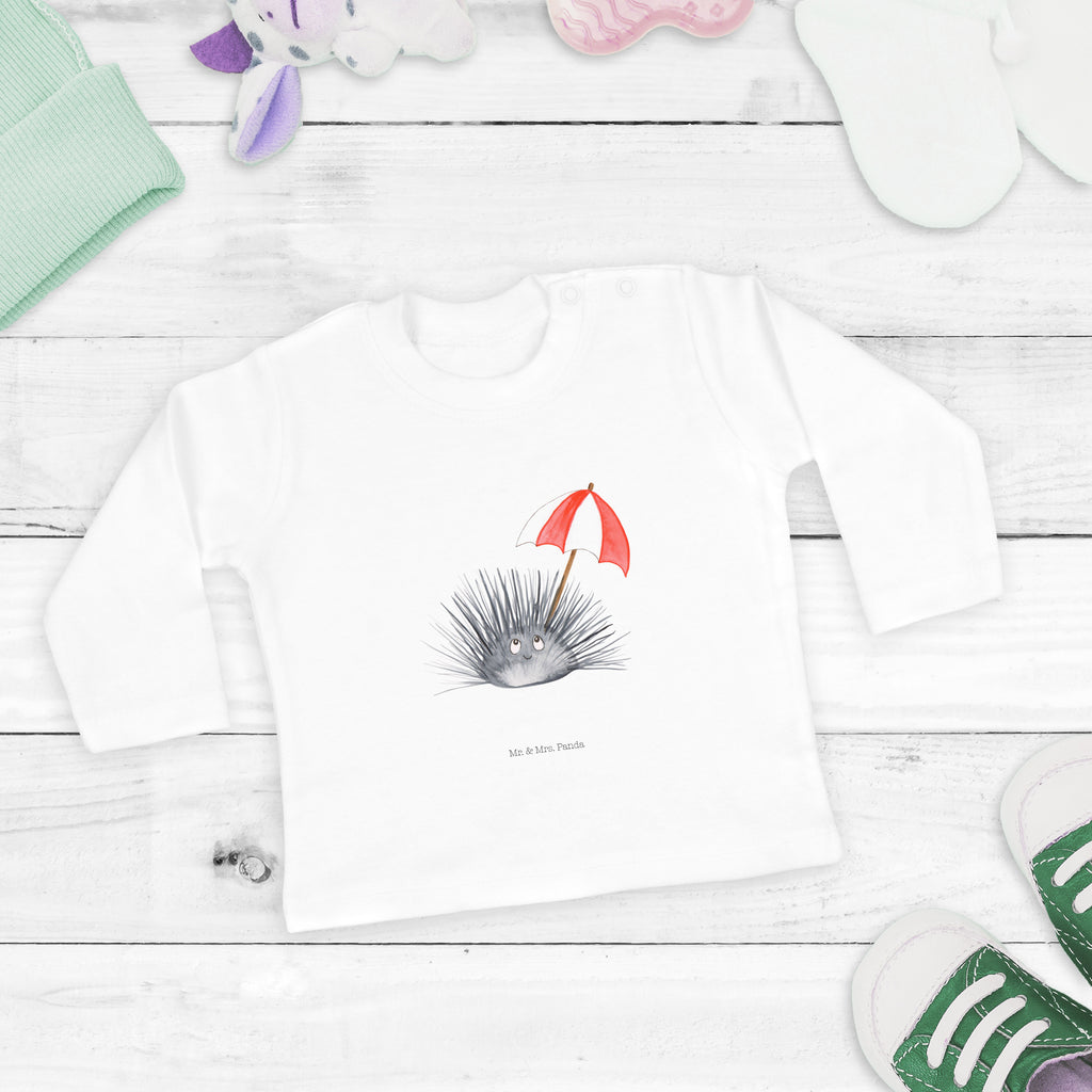 Baby Longsleeve Seeigel Mädchen, Jungen, Baby, Langarm, Bio, Kleidung, Meerestiere, Meer, Urlaub, Seeigel, Achtsamkeit, Selbstakzeptanz, Selbstliebe, Hier und Jetzt, Leben, Lebe