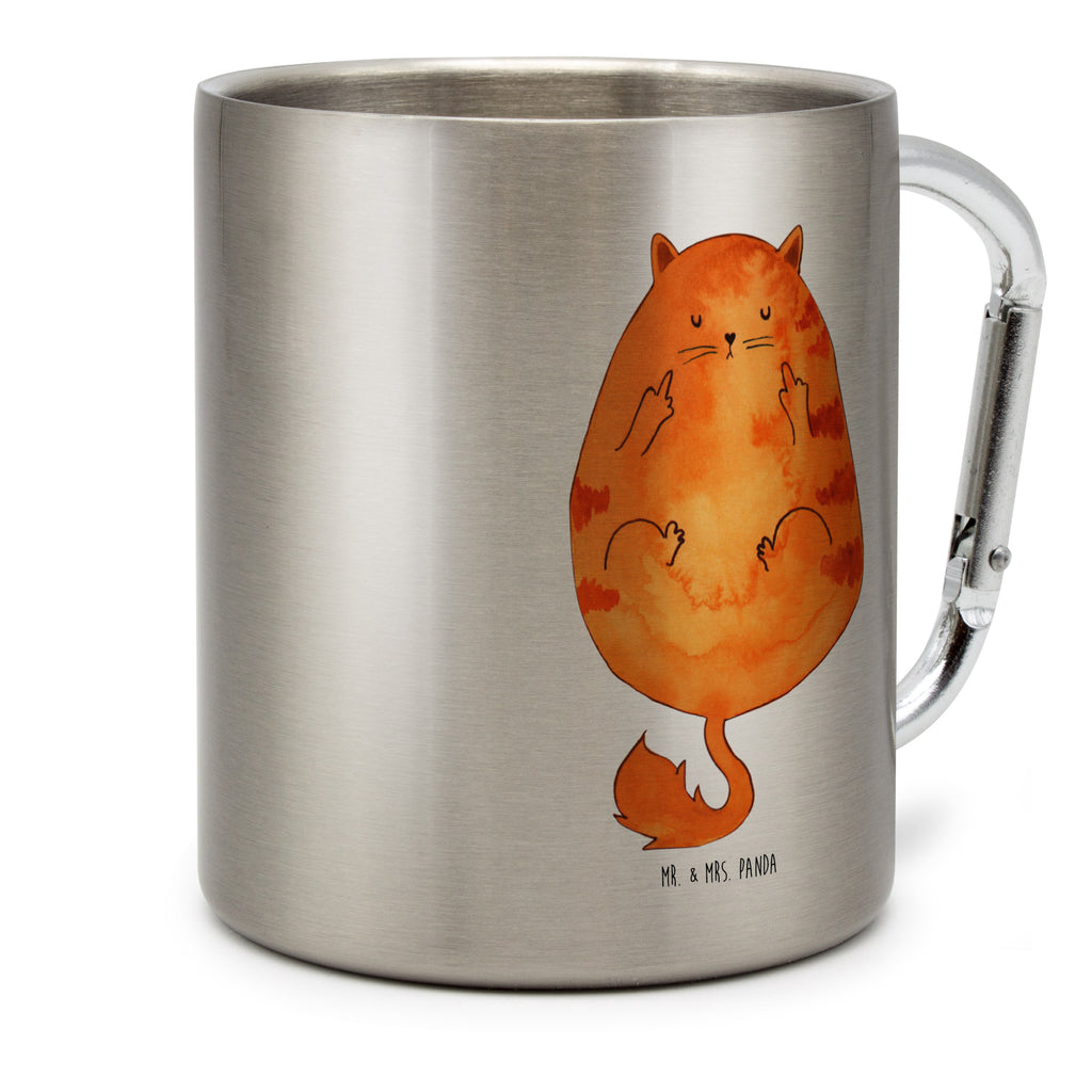 Edelstahlbecher Katze Mittelfinger Edelstahltasse, Karabiner, Edelstahlbecher, Outdoor, Camping, Tasse, Becher, Katze, Katzenmotiv, Katzenfan, Katzendeko, Katzenfreund, Katzenliebhaber, Katzenprodukte, Katzenartikel, Katzenaccessoires, Katzensouvenirs, Katzenliebhaberprodukte, Katzenmotive, Katzen, Kater, Mietze, Cat, Cats