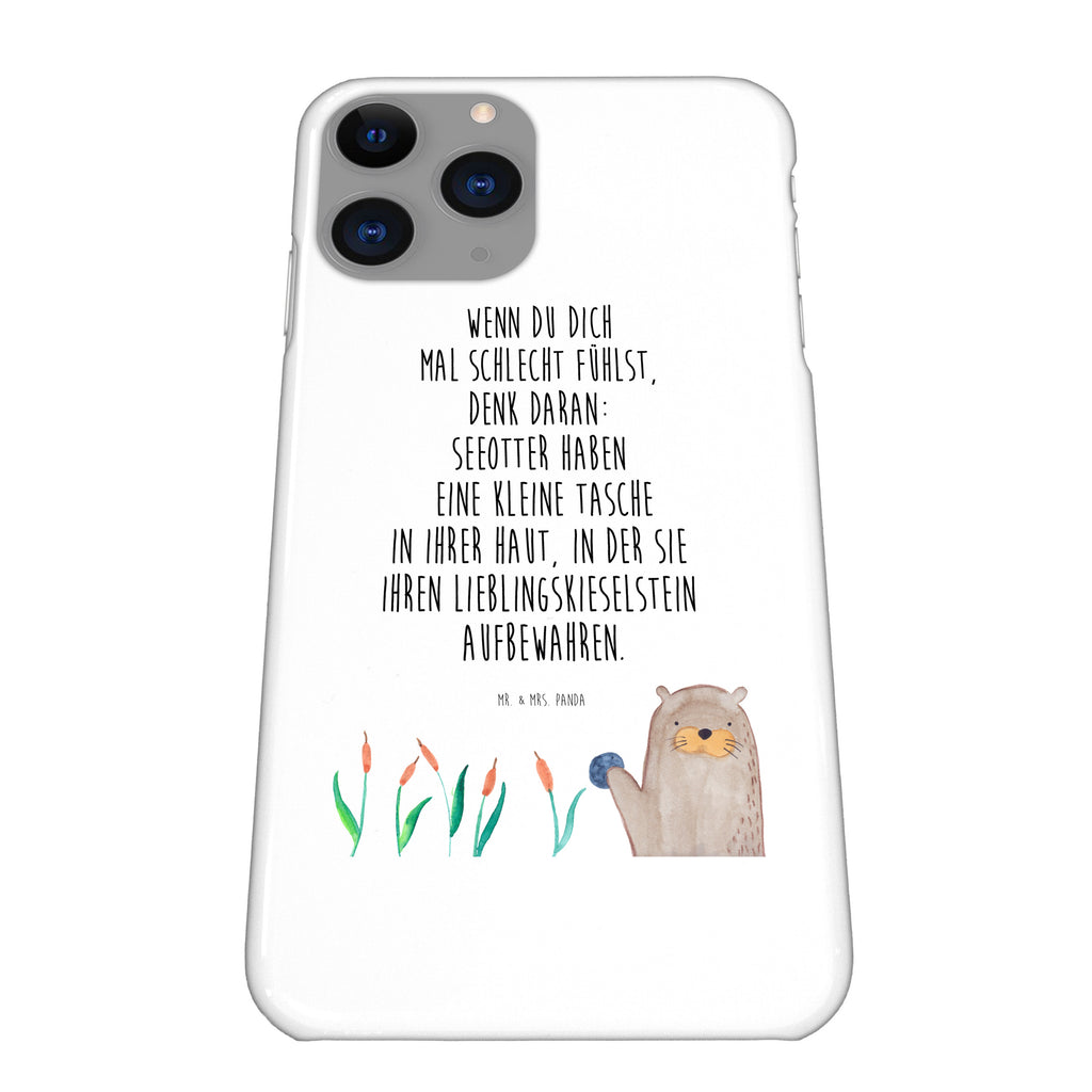 Handyhülle Otter Stein Handyhülle, Handycover, Cover, Handy, Hülle, Samsung Galaxy S8 plus, Otter, Fischotter, Seeotter, Otter Seeotter See Otter