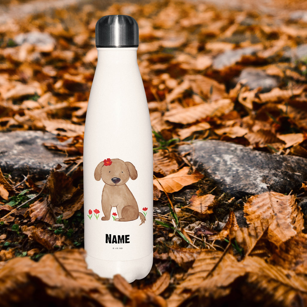 Personalisierte Thermosflasche Hund Hundedame Personalisierte Isolierflasche, Personalisierte Thermoflasche, Personalisierte Trinkflasche, Trinkflasche Mit Namen, Wunschname, Bedrucken, Namensflasche, Hund, Hundemotiv, Haustier, Hunderasse, Tierliebhaber, Hundebesitzer, Sprüche, Hunde, Hundeliebe, Hundeglück, Liebe, Frauchen