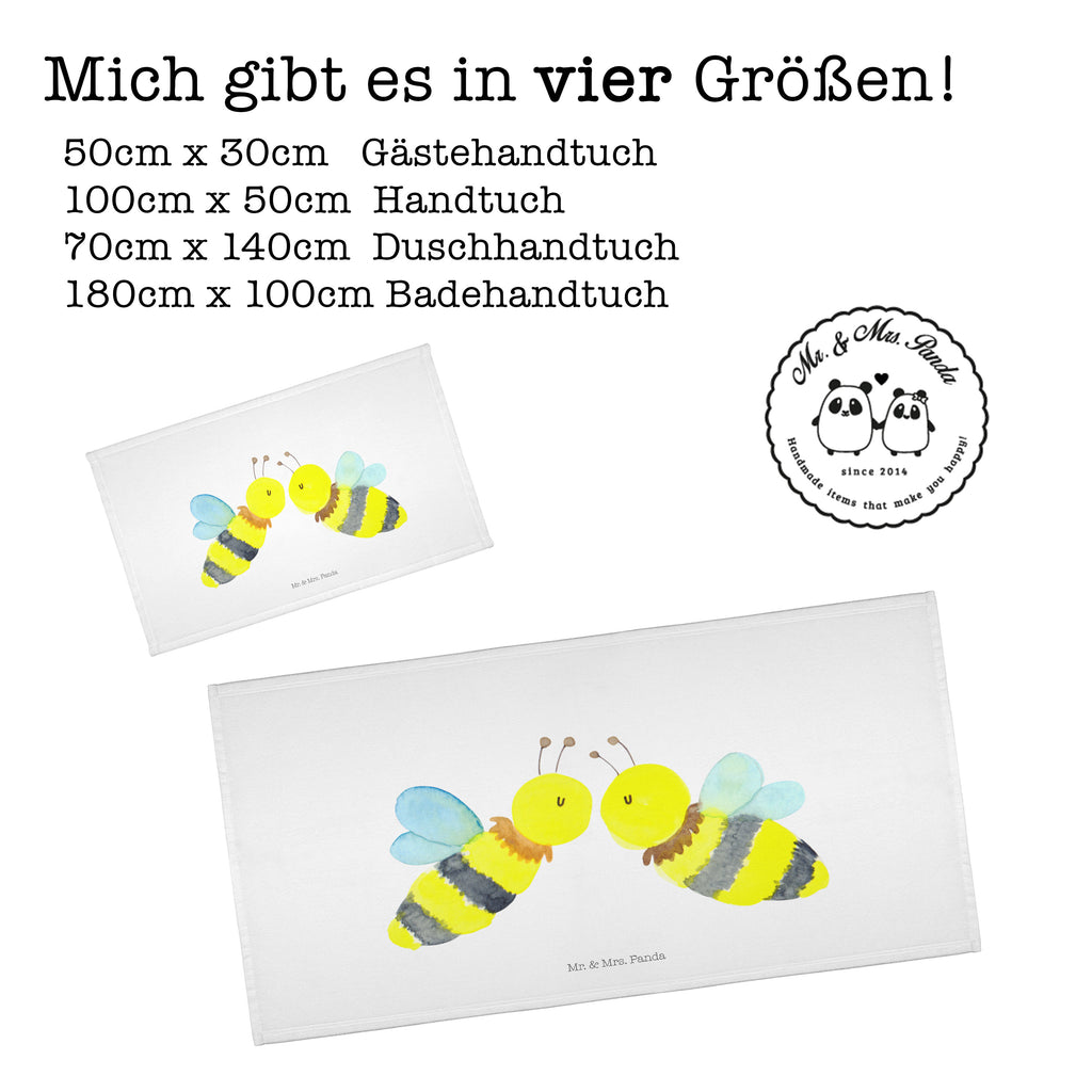 Handtuch Biene Liebe Gästetuch, Reisehandtuch, Sport Handtuch, Frottier, Kinder Handtuch, Biene, Wespe, Hummel