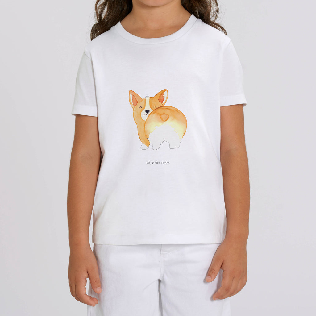 Organic Kinder T-Shirt Wüstenfuchs Blumen Kinder T-Shirt, Kinder T-Shirt Mädchen, Kinder T-Shirt Jungen, Afrika, Wildtiere, Wüste, Wüstenfuchs, Blumen, Blumenkranz, Glücklich