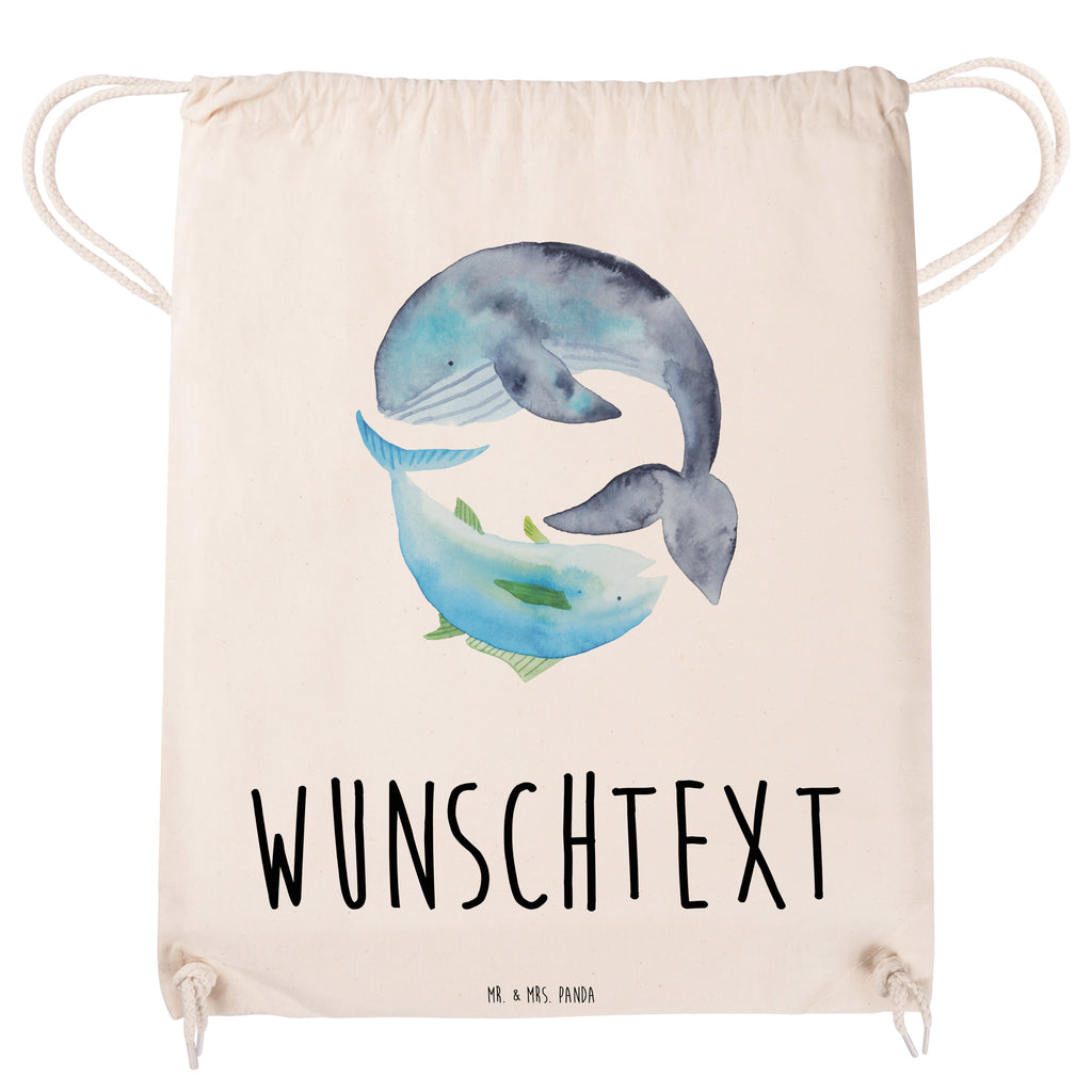 Personalisierter Sportbeutel Walfisch & Thunfisch Personalisierter Sportbeutel, Personalisierter Beutel, Personalisierte Sporttasche, Personalisierter Tasche, Personalisierter Stoffbeutel, Personalisierter Sportbeutel Kinder, Sportbeutel mit Namen, Turnbeutel mit Namen, Beutel mit Namen, Sporttasche mit Namen, Tasche mit Namen, Stoffbeutel mit Namen, Sportbeutel Kinder mit Namen, Wunschtext, Wunschnamen, Personalisierbar, Personalisierung, Tiermotive, Gute Laune, lustige Sprüche, Tiere, Wal, Wahl, Tunfisch, Wortwitz lustig, Spruch lustig, Flachwitz, Witz, Spruch des Tages, Flachwitz Geschenk