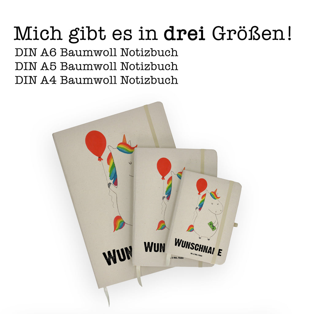 DIN A4 Personalisiertes Notizbuch Einhorn Luftballon Personalisiertes Notizbuch, Notizbuch mit Namen, Notizbuch bedrucken, Personalisierung, Namensbuch, Namen, Einhorn, Einhörner, Einhorn Deko, Pegasus, Unicorn, Luftballon, Geld, Lebenslust, Freude, Geschenk, Freundin