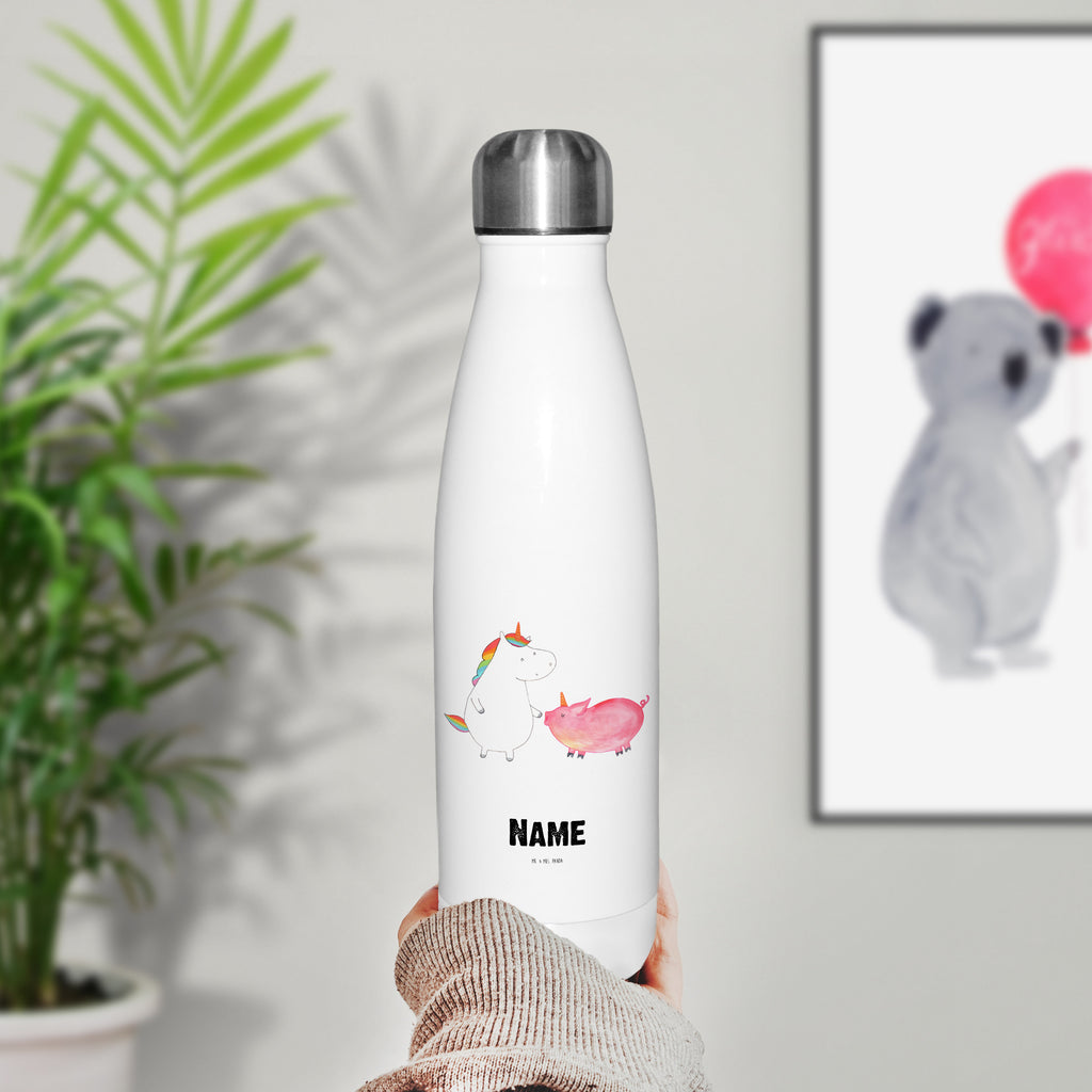 Personalisierte Thermosflasche Einhorn + Schweinhorn Personalisierte Isolierflasche, Personalisierte Thermoflasche, Personalisierte Trinkflasche, Trinkflasche Mit Namen, Wunschname, Bedrucken, Namensflasche, Einhorn, Einhörner, Einhorn Deko, Pegasus, Unicorn, Freundschaft, Schweinhorn, Schwein, Freundin, Schweinchen