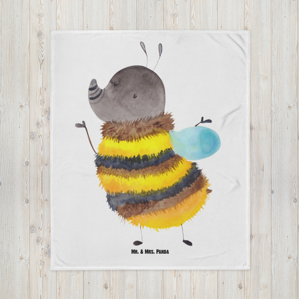 Babydecke Hummel flauschig Babydecke, Babygeschenk, Geschenk Geburt, Babyecke Kuscheldecke, Krabbeldecke, Tiermotive, Gute Laune, lustige Sprüche, Tiere, Hummel, Flauschig, Biene, Blume, Natur