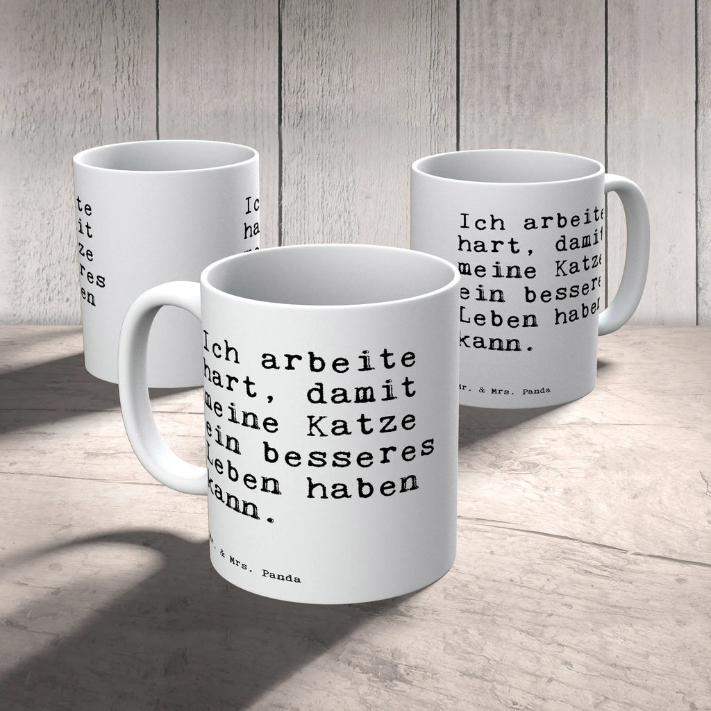 Tasse Sprüche und Zitate Ich arbeite hart, damit meine Katze ein besseres Leben haben kann. Tasse, Kaffeetasse, Teetasse, Becher, Kaffeebecher, Teebecher, Keramiktasse, Porzellantasse, Büro Tasse, Geschenk Tasse, Tasse Sprüche, Tasse Motive, Kaffeetassen, Tasse bedrucken, Designer Tasse, Cappuccino Tassen, Schöne Teetassen, Spruch, Sprüche, lustige Sprüche, Weisheiten, Zitate, Spruch Geschenke, Spruch Sprüche Weisheiten Zitate Lustig Weisheit Worte