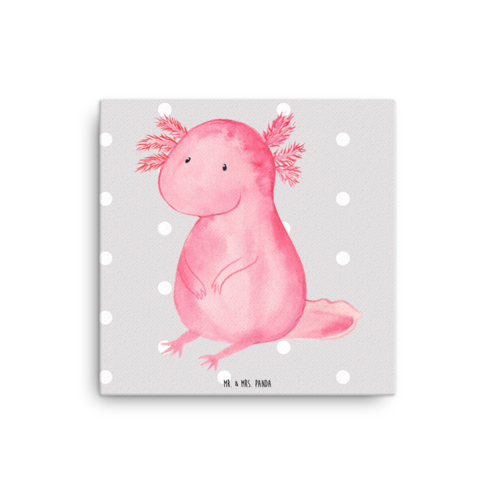 Leinwand Bild Axolotl Leinwand, Bild, Kunstdruck, Wanddeko, Dekoration, Axolotl, Molch, Axolot, vergnügt, fröhlich, zufrieden, Lebensstil, Weisheit, Lebensweisheit, Liebe, Freundin