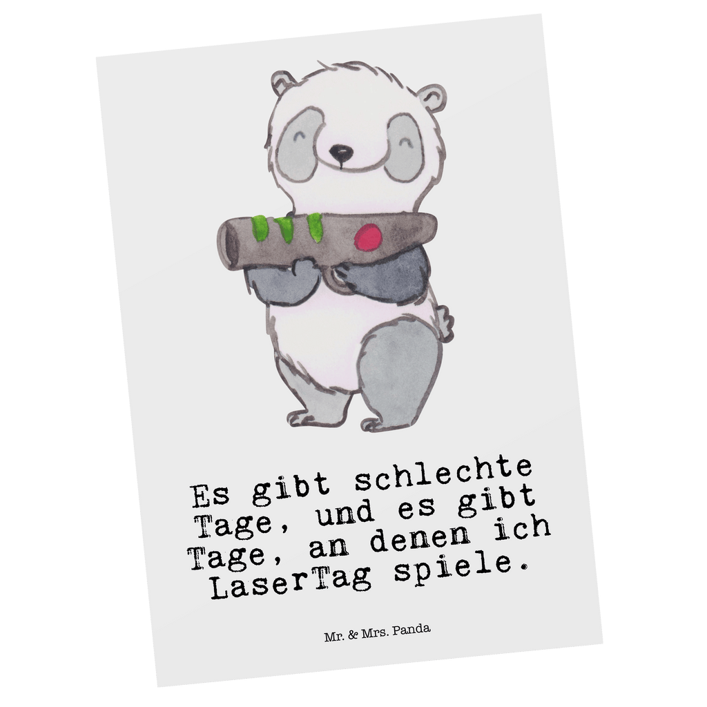 Postkarte Panda LaserTag Tage Postkarte, Karte, Geschenkkarte, Grußkarte, Einladung, Ansichtskarte, Geburtstagskarte, Einladungskarte, Dankeskarte, Ansichtskarten, Einladung Geburtstag, Einladungskarten Geburtstag, Geschenk, Sport, Sportart, Hobby, Schenken, Danke, Dankeschön, Auszeichnung, Gewinn, Sportler, Lasertag, Lasergame Zentrum, Laser Tag Party