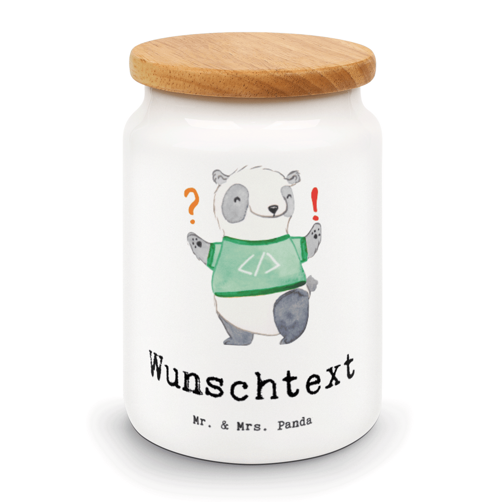 Personalisierte Vorratsdose Panda Programmierer Abenteuer Personalisierte Vorratsdose, Personalisierte Keksdose, Personalisierte Keramikdose, Personalisierte Leckerlidose, Personalisierte Dose, Personalisierter Vorratsbehälter, Personalisierte Aufbewahrungsdose, Beruf, Ausbildung, Jubiläum, Abschied, Rente, Kollege, Kollegin, Geschenk, Schenken, Arbeitskollege, Mitarbeiter, Firma, Danke, Dankeschön, Panda Programmierer, Geschenk Programmierer, Programmierer Geschenk, Geschenke Berufe, Programmierer Geschenke