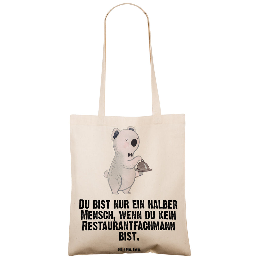 Tragetasche Restaurantfachmann mit Herz Beuteltasche, Beutel, Einkaufstasche, Jutebeutel, Stoffbeutel, Tasche, Shopper, Umhängetasche, Strandtasche, Schultertasche, Stofftasche, Tragetasche, Badetasche, Jutetasche, Einkaufstüte, Laptoptasche, Beruf, Ausbildung, Jubiläum, Abschied, Rente, Kollege, Kollegin, Geschenk, Schenken, Arbeitskollege, Mitarbeiter, Firma, Danke, Dankeschön, Restaurantfachmann, Kellner, Servicefachkraft, Restaurant