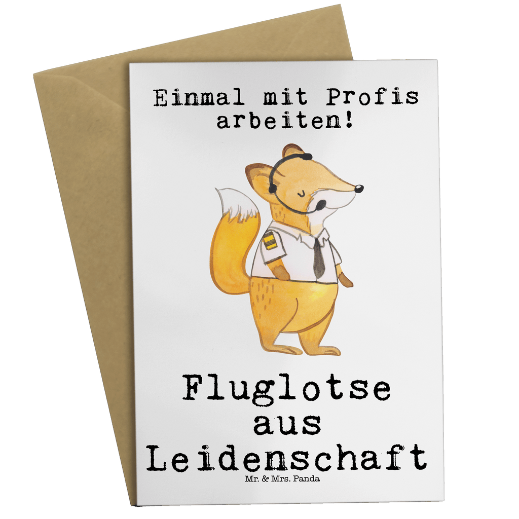 Grußkarte Fluglotse aus Leidenschaft Grußkarte, Klappkarte, Einladungskarte, Glückwunschkarte, Hochzeitskarte, Geburtstagskarte, Karte, Ansichtskarten, Beruf, Ausbildung, Jubiläum, Abschied, Rente, Kollege, Kollegin, Geschenk, Schenken, Arbeitskollege, Mitarbeiter, Firma, Danke, Dankeschön, Fluglotse, Flugverkehrsleiter, Luftfahrtpersonal, Flugsicherung