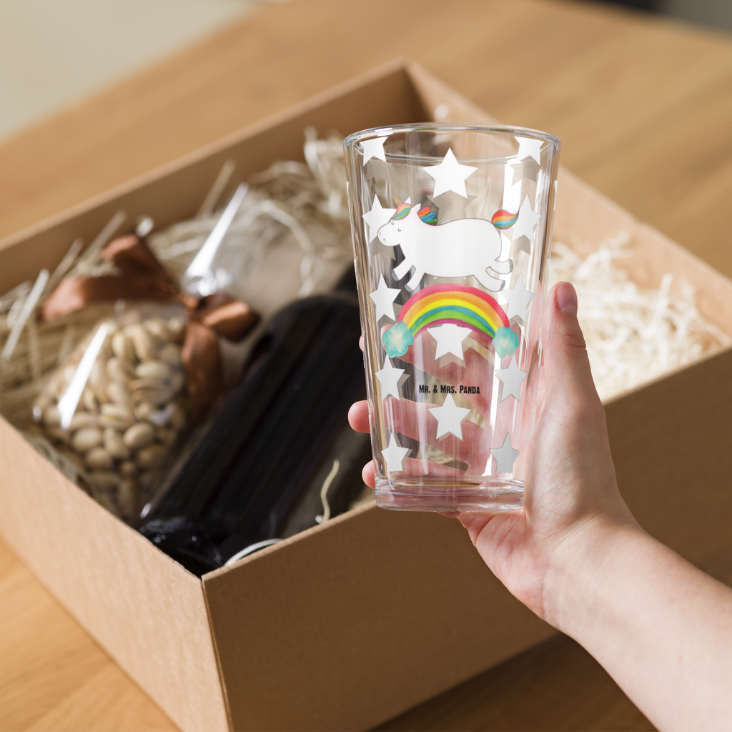 Premium Trinkglas Einhorn Regenbogen Trinkglas, Glas, Pint Glas, Bierglas, Cocktail Glas, Wasserglas, Einhorn, Einhörner, Einhorn Deko, Pegasus, Unicorn, Regenbogen, Glitzer, Einhornpower, Erwachsenwerden, Einhornautobahn