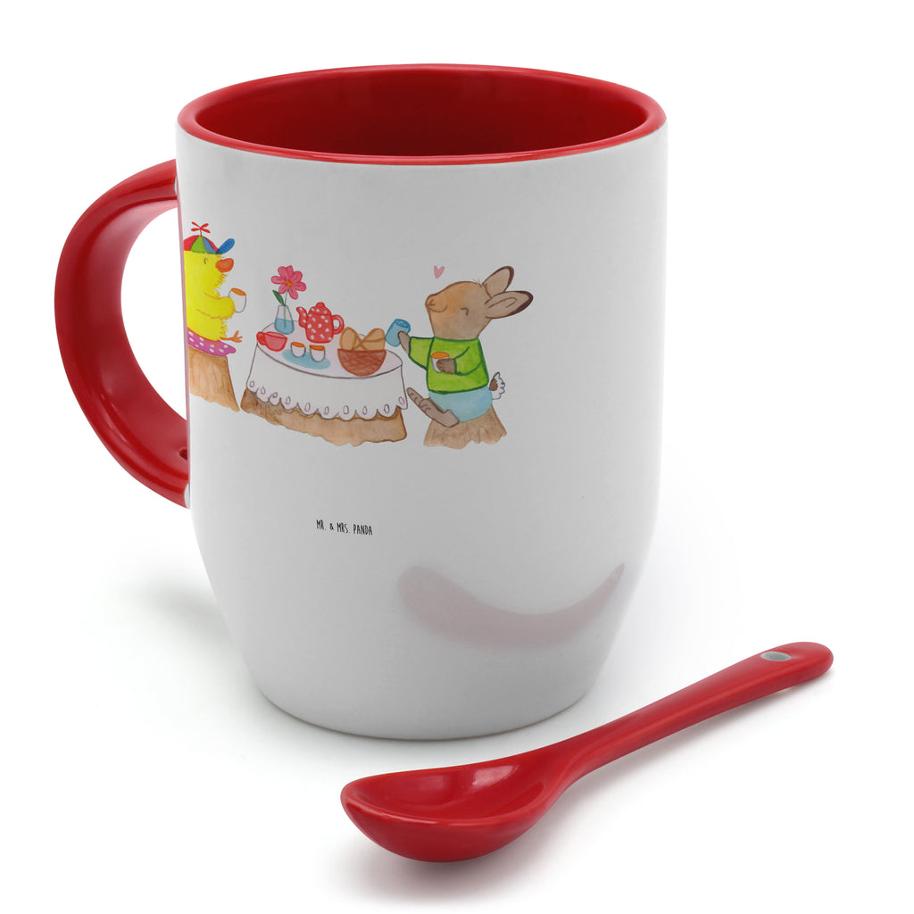 Tasse mit Löffel Ostern Frühstück Tasse, Kaffeetasse, Tassen, Tasse mit Spruch, Kaffeebecher, Tasse mit Löffel, Ostern, Osterhase, Ostergeschenke, Osternest, Osterdeko, Geschenke zu Ostern, Ostern Geschenk, Ostergeschenke Kinder, Ostern Kinder, Ostergrüße, Ostereier, Frühling, Frühlingsgefühle, Hase, Osterfrühstück, Frühstück, Picknick, Küken, Osterküken