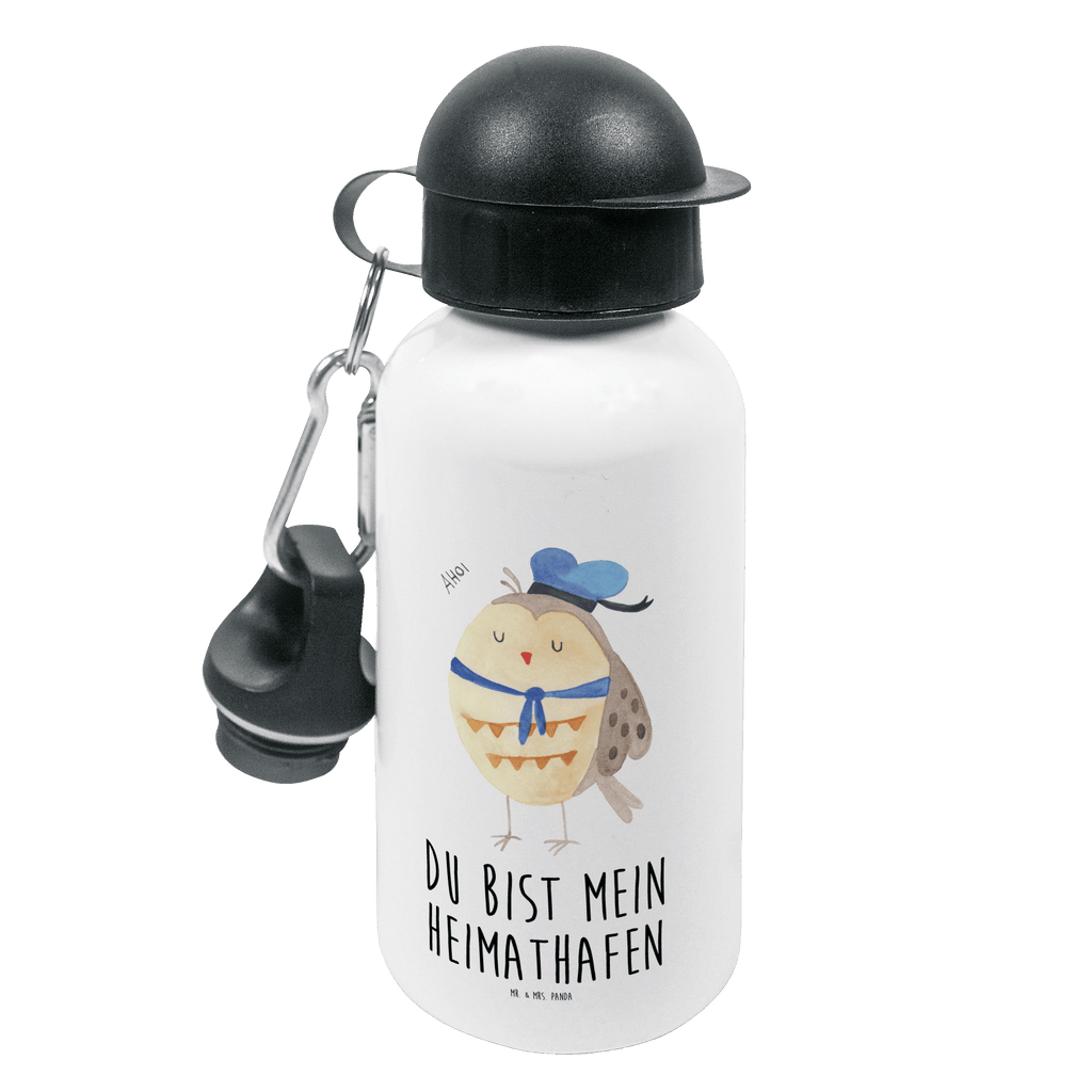 Kindertrinkflasche Eule Matrosen Kindertrinkflasche, Kinder Trinkflasche, Trinkflasche, Flasche, Kinderflasche, Kinder, Kids, Kindergarten Flasche, Grundschule, Jungs, Mädchen, Eule, Eule Spruch, Eule Deko, Owl, Wortspiel lustig, Matrose, Freundin, Ehe, Seefahrer, Heimathafen, Hochzeitstag Geschenk