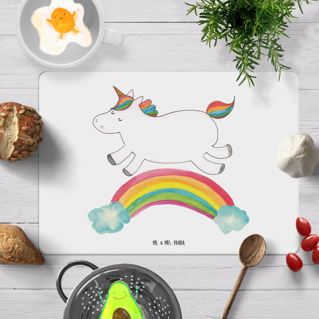 Tischset Einhorn Regenbogen Tischset, Tischuntersetzer, Platzset, Tischsets abwaschbar, Tischunterlage, Einhorn, Einhörner, Einhorn Deko, Pegasus, Unicorn, Regenbogen, Glitzer, Einhornpower, Erwachsenwerden, Einhornautobahn