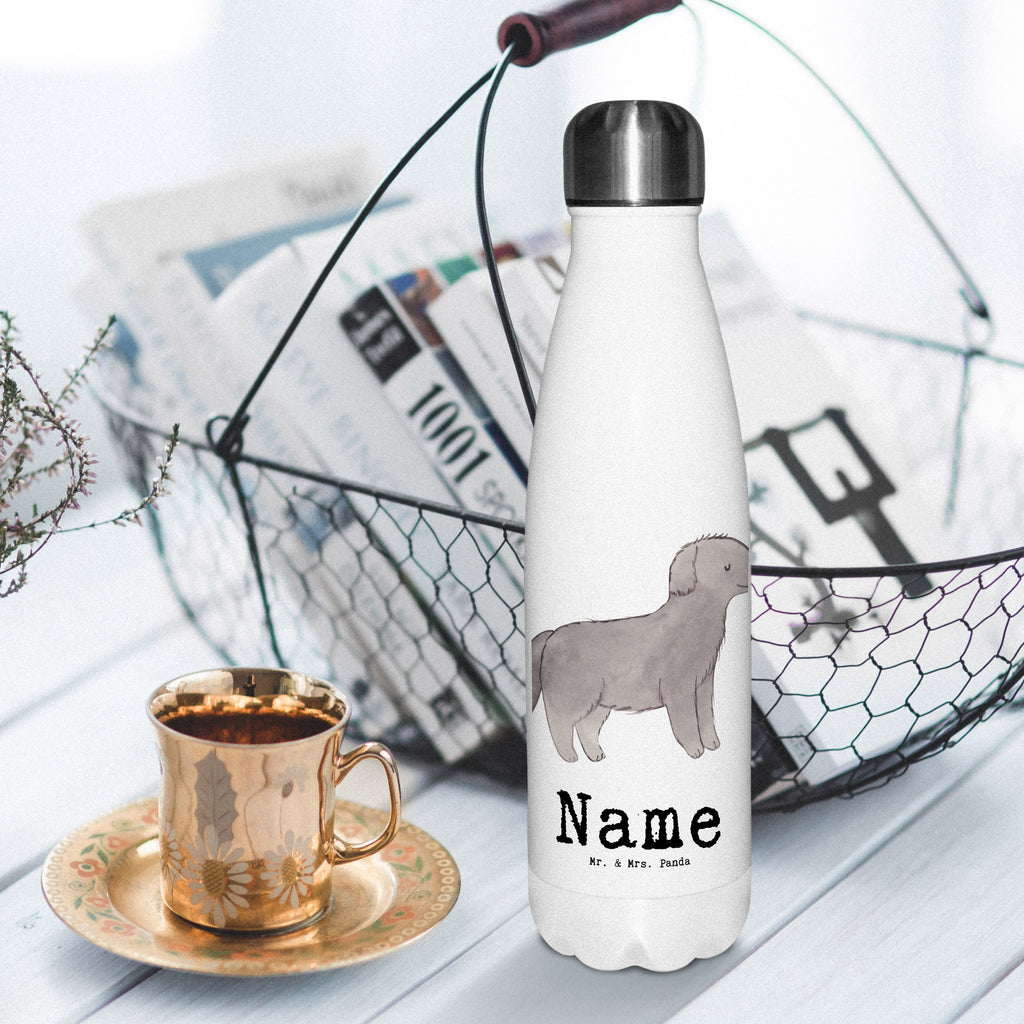 Personalisierte Thermosflasche Neufundländer Lebensretter Personalisierte Isolierflasche, Personalisierte Thermoflasche, Personalisierte Trinkflasche, Trinkflasche Mit Namen, Wunschname, Bedrucken, Namensflasche, Hund, Hunderasse, Rassehund, Hundebesitzer, Geschenk, Tierfreund, Schenken, Welpe, Neufundländer, Newfoundland