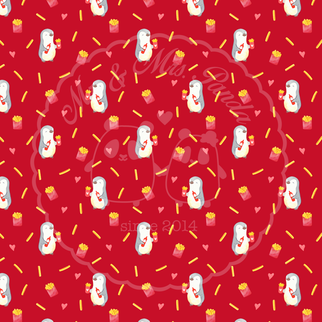 Badeanzug Pinguin Pommes Muster Badebekleidung, Bademode, Badeanzug, Swimsuit, Rückenfreier Badeanzug, Luxus-Bademode, Liebe, Partner, Freund, Freundin, Ehemann, Ehefrau, Heiraten, Verlobung, Heiratsantrag, Liebesgeschenk, Jahrestag, Hocheitstag, Valentinstag, Geschenk für Frauen, Hochzeitstag, Mitbringsel, Geschenk für Freundin, Geschenk für Partner, Liebesbeweis, für Männer, für Ehemann