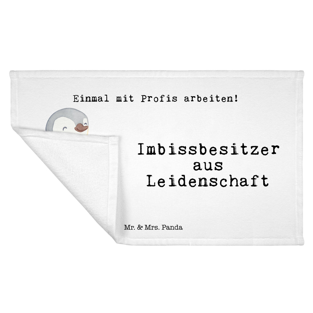 Handtuch Imbissbesitzer aus Leidenschaft Gästetuch, Reisehandtuch, Sport Handtuch, Frottier, Kinder Handtuch, Beruf, Ausbildung, Jubiläum, Abschied, Rente, Kollege, Kollegin, Geschenk, Schenken, Arbeitskollege, Mitarbeiter, Firma, Danke, Dankeschön, Imbissbesitzer, Imbissverkäufer, Pommesverkäufer, Pommesliebe