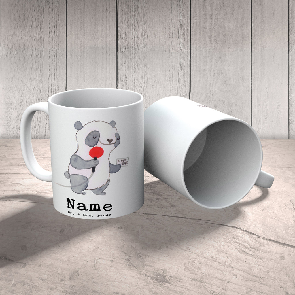 Personalisierte Tasse Pressesprecher mit Herz Personalisierte Tasse, Namenstasse, Wunschname, Personalisiert, Tasse, Namen, Drucken, Tasse mit Namen, Beruf, Ausbildung, Jubiläum, Abschied, Rente, Kollege, Kollegin, Geschenk, Schenken, Arbeitskollege, Mitarbeiter, Firma, Danke, Dankeschön