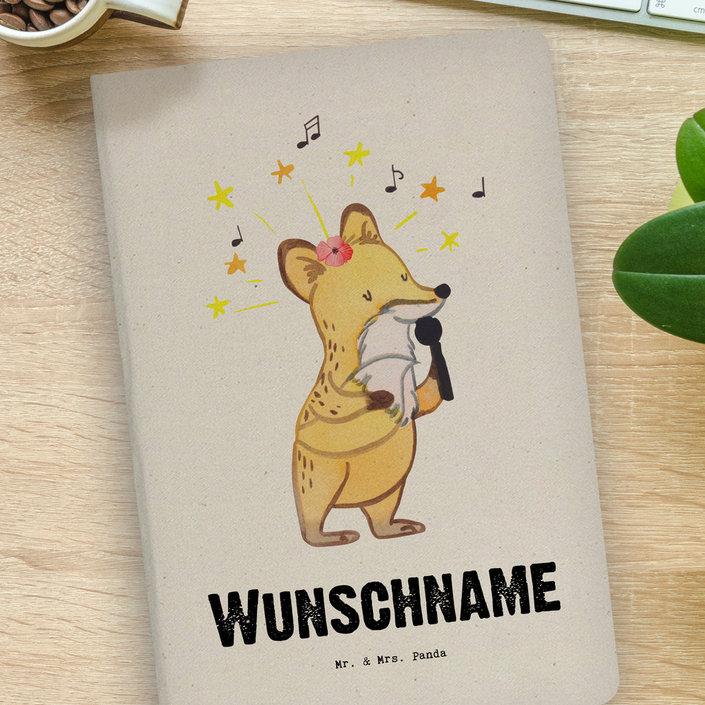 DIN A4 Personalisiertes Notizbuch Opernsängerin mit Herz Personalisiertes Notizbuch, Notizbuch mit Namen, Notizbuch bedrucken, Personalisierung, Namensbuch, Namen, Beruf, Ausbildung, Jubiläum, Abschied, Rente, Kollege, Kollegin, Geschenk, Schenken, Arbeitskollege, Mitarbeiter, Firma, Danke, Dankeschön