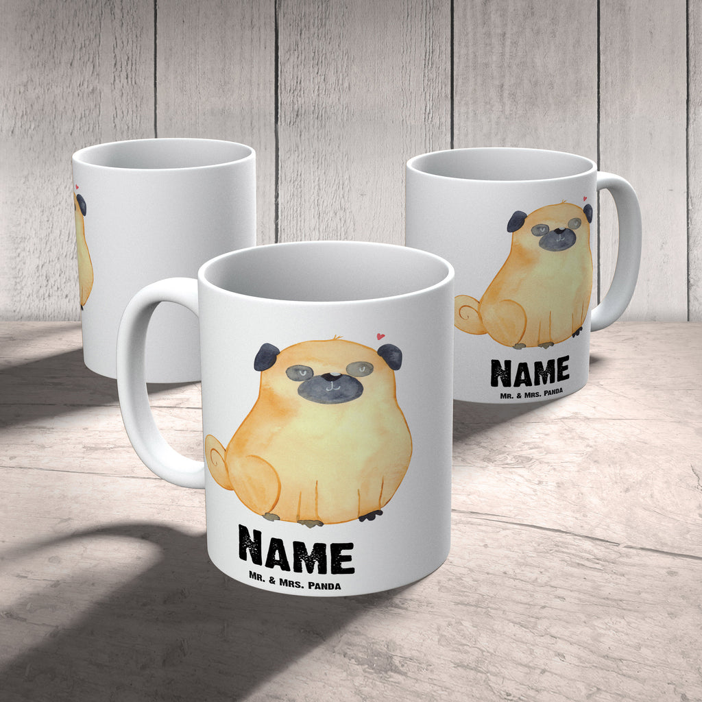 Personalisierte Tasse Mops Personalisierte Tasse, Namenstasse, Wunschname, Personalisiert, Tasse, Namen, Drucken, Tasse mit Namen, Hund, Hundemotiv, Haustier, Hunderasse, Tierliebhaber, Hundebesitzer, Sprüche, Mops, Liebe, Hundeliebe