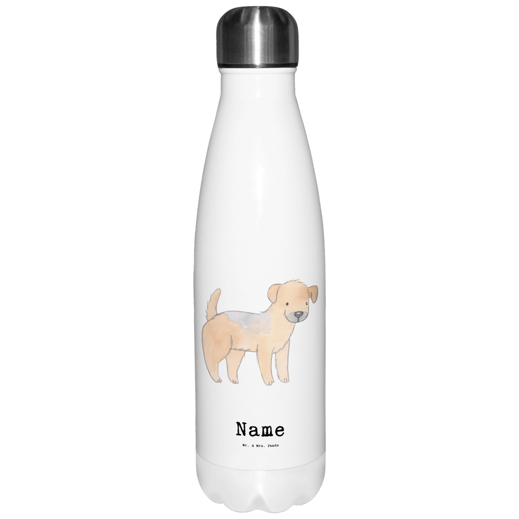 Personalisierte Thermosflasche Border Terrier Lebensretter Personalisierte Isolierflasche, Personalisierte Thermoflasche, Personalisierte Trinkflasche, Trinkflasche Mit Namen, Wunschname, Bedrucken, Namensflasche, Hund, Hunderasse, Rassehund, Hundebesitzer, Geschenk, Tierfreund, Schenken, Welpe, Border Terrier