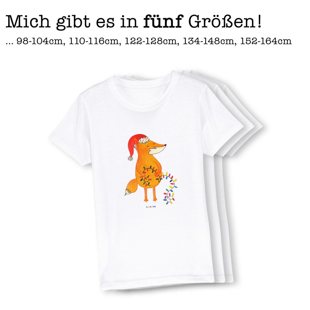 Organic Kinder T-Shirt Fuchs Weihnachten Kinder T-Shirt, Kinder T-Shirt Mädchen, Kinder T-Shirt Jungen, Winter, Weihnachten, Weihnachtsdeko, Nikolaus, Advent, Heiligabend, Wintermotiv, Fuchs, Füchse, Spruch schön, Geschenk Weihnachten, Weihnachtsmann, Weihnachtszeit