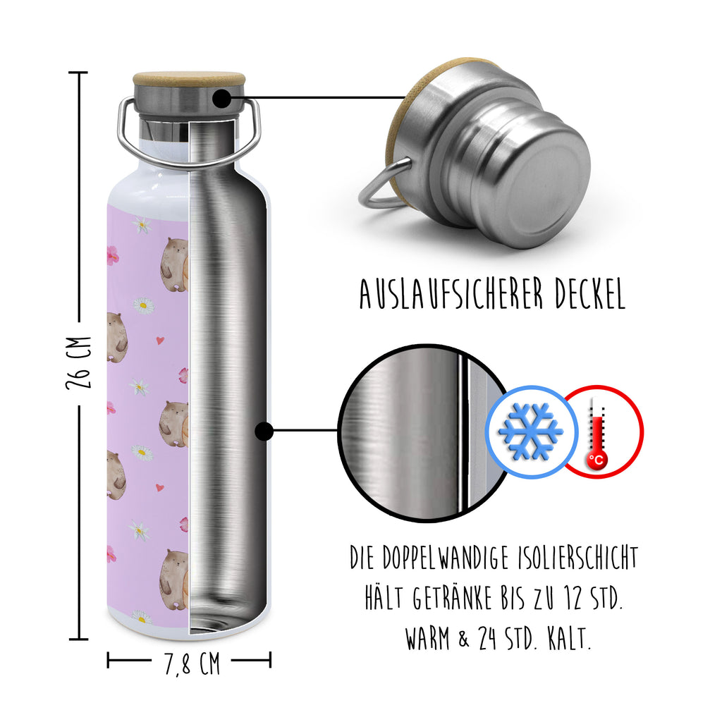 Trinkflasche Bären Liebe Muster Thermosflasche, Isolierflasche, Edelstahl, Trinkflasche, isoliert, Wamrhaltefunktion, Sportflasche, Flasche zum Sport, Sportlerflasche, Liebe, Partner, Freund, Freundin, Ehemann, Ehefrau, Heiraten, Verlobung, Heiratsantrag, Liebesgeschenk, Jahrestag, Hocheitstag, Verliebt, Verlobt, Verheiratet, Geschenk Freundin, Geschenk Freund, Liebesbeweis, Hochzeitstag, Geschenk Hochzeit, Bären, Bärchen, Bär